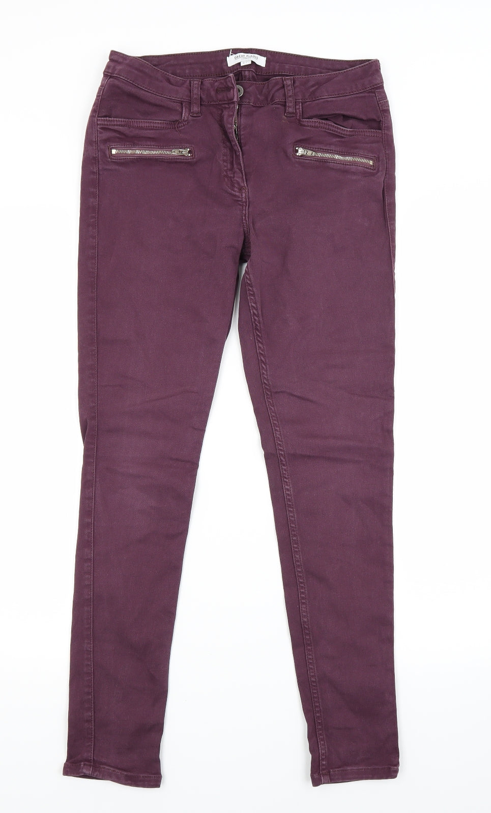 Great Plains Womens Red  Denim Skinny Jeans Size 10 L27 in