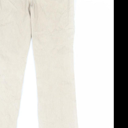 Gerry Webber Womens Beige  Denim Straight Jeans Size 8 L26 in