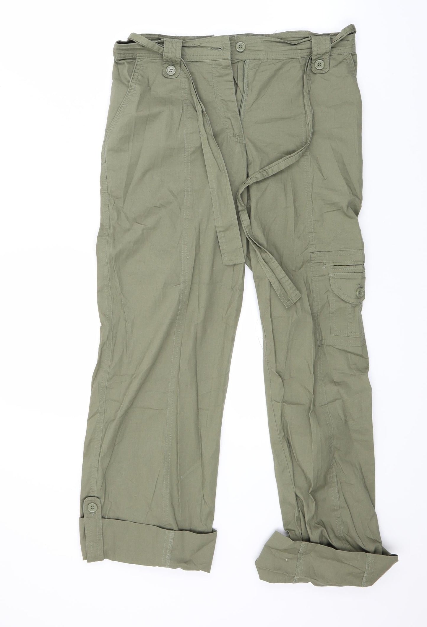 Womens UK Size 36 BPC Regular Fit  Green Trousers