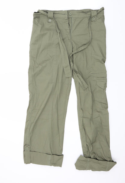 Womens UK Size 36 BPC Regular Fit  Green Trousers