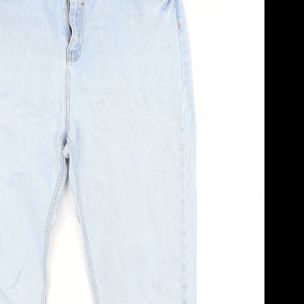 Primark Womens Blue  Denim Straight Jeans Size 6 L29 in
