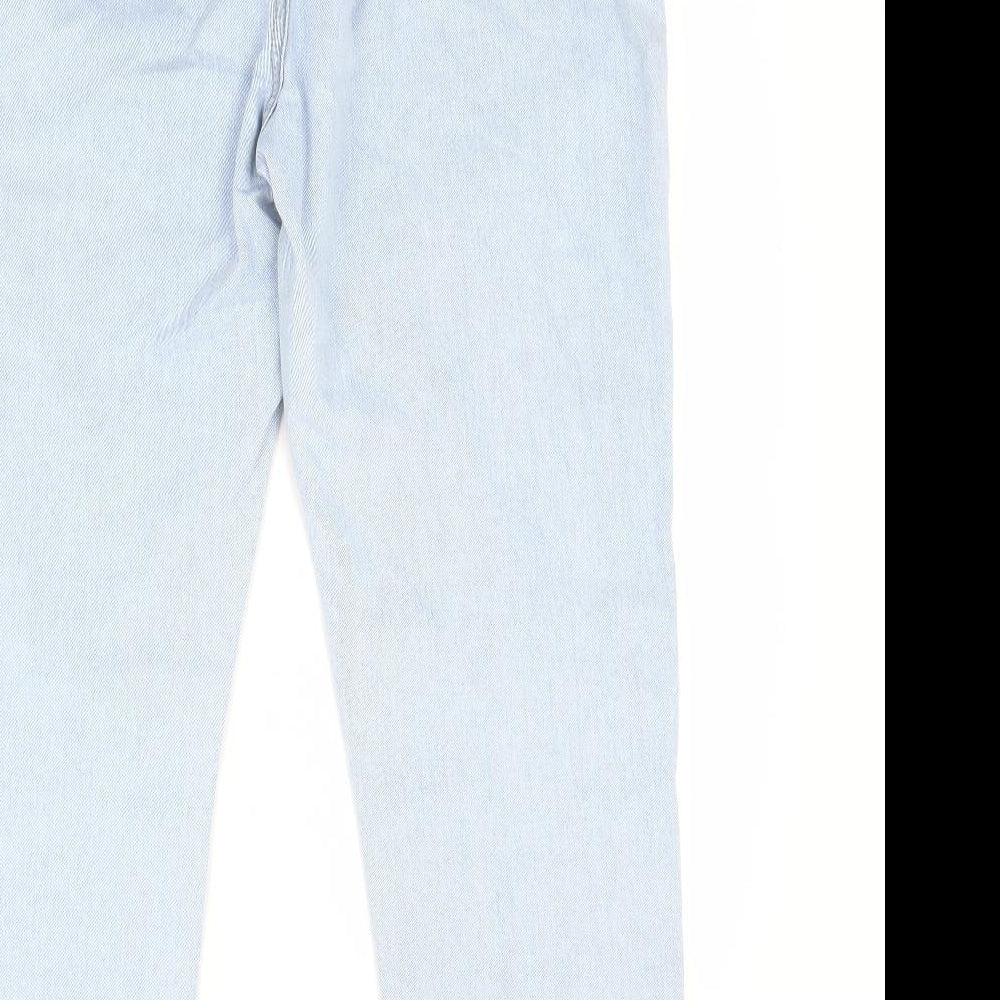 Primark Womens Blue  Denim Straight Jeans Size 6 L29 in