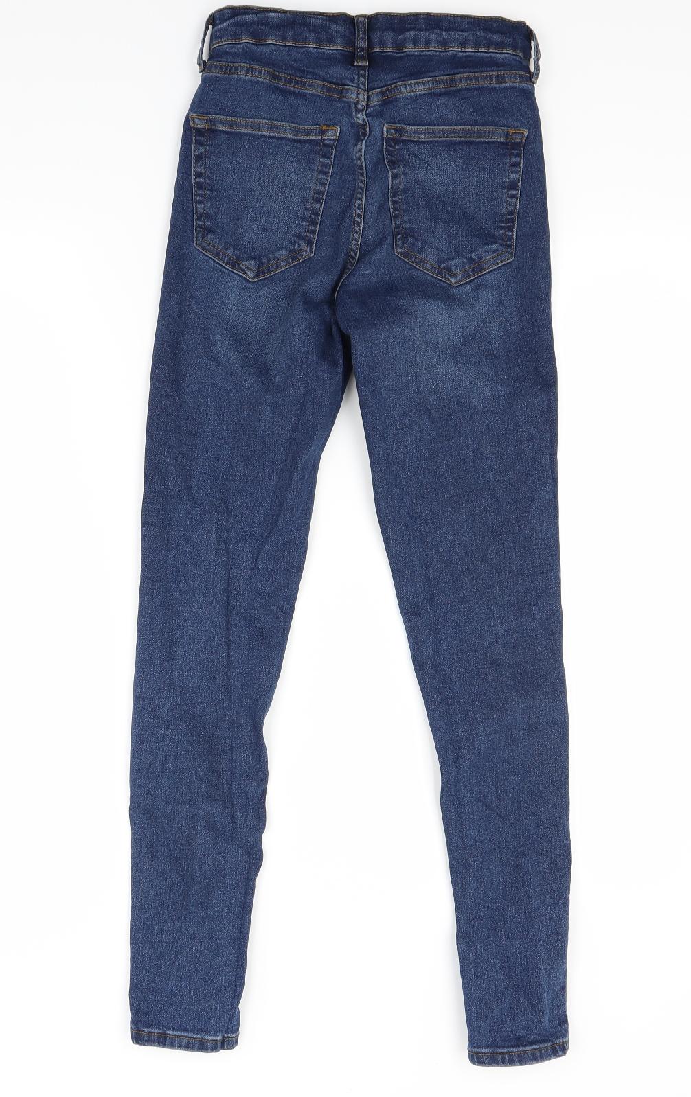Top shop Womens Blue   Skinny Jeans Size 26 in L27 in