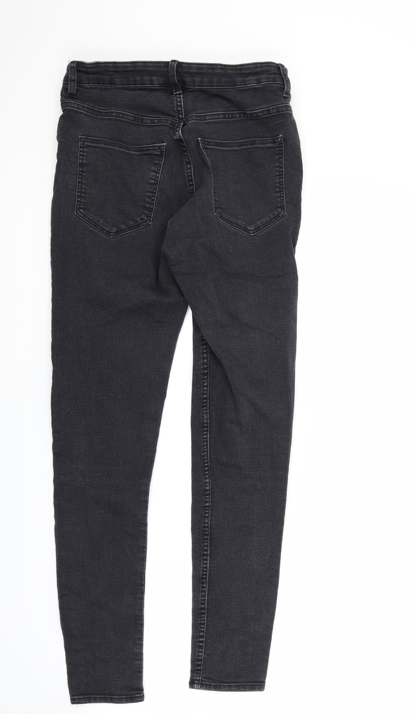 Womens UK Size 10 Divided Regular Fit Skinny Black Jeans