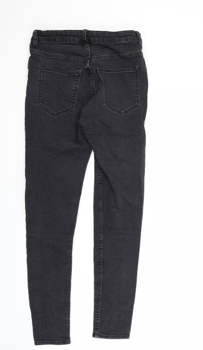 Womens UK Size 10 Divided Regular Fit Skinny Black Jeans