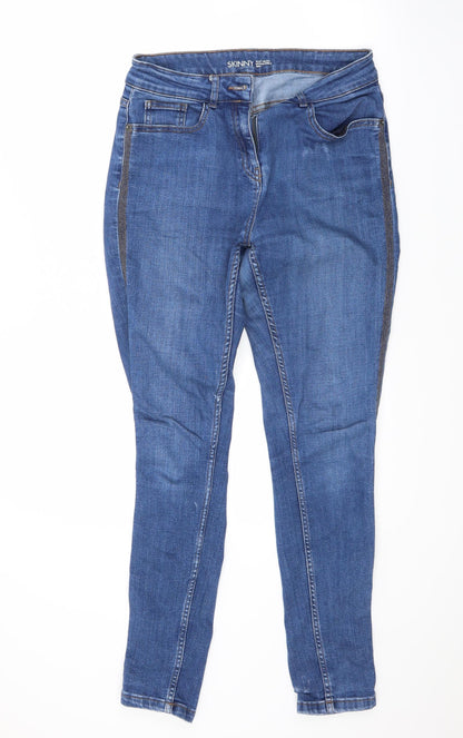 NEXT Womens Blue  Denim Skinny Jeans Size 12 L27 in