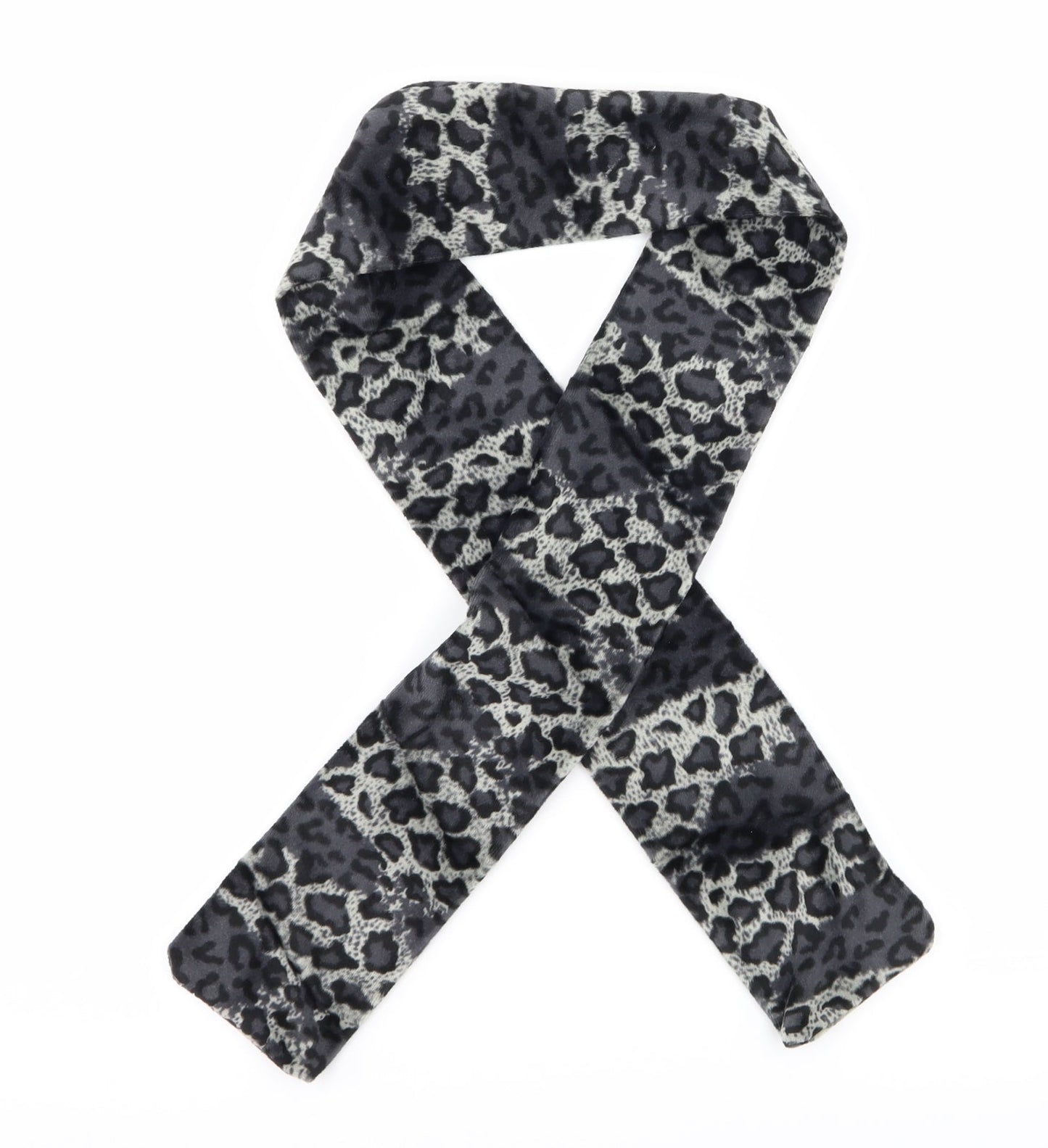 Preworn Womens Grey Animal Print   Scarf