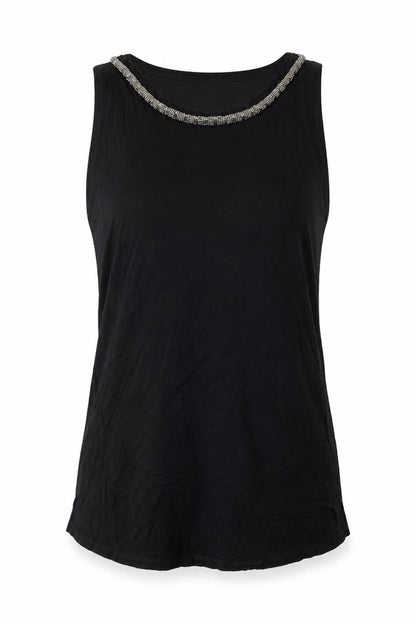 Womens UK Size M H&M Black Basic Tank