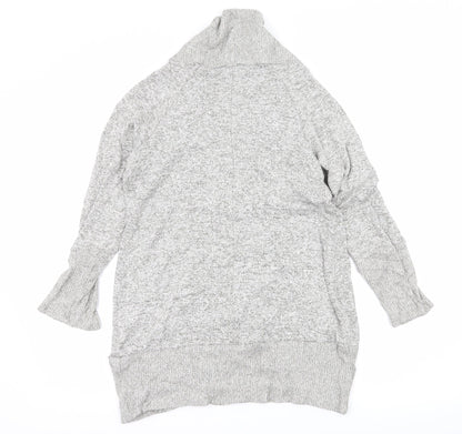 Oliva Rae Womens Grey  Knit Cardigan Jumper Size M