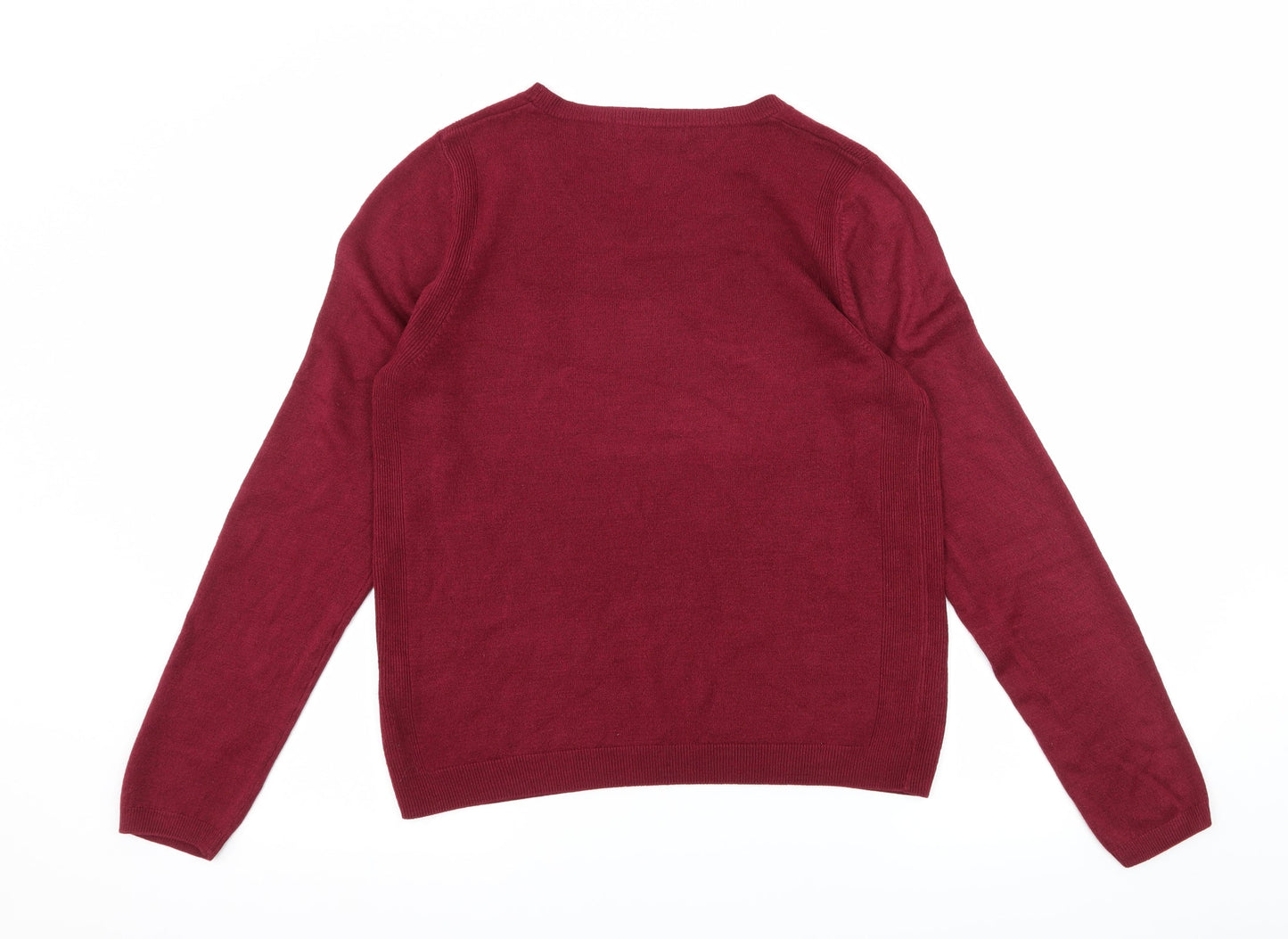 Marks and Spencer Womens Purple  Knit Pullover Jumper Size 12
