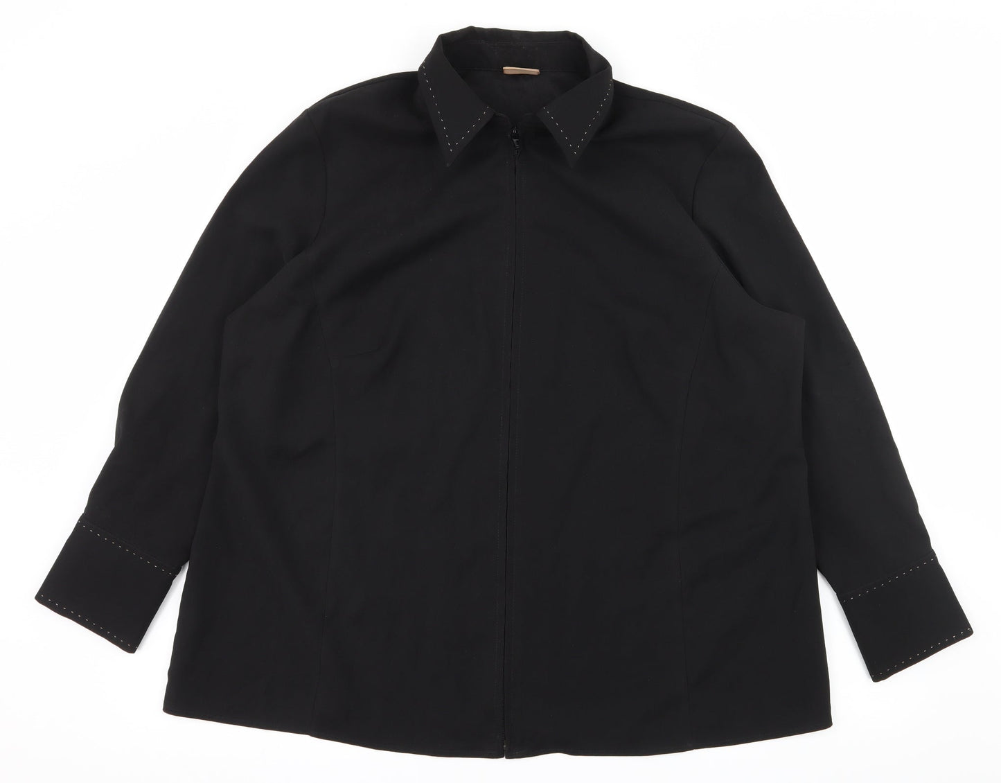 SixteenTwentySIx Womens Black   Jacket  Size 20