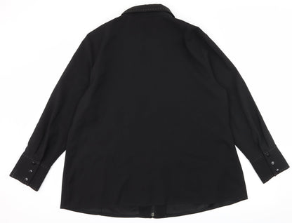 SixteenTwentySIx Womens Black   Jacket  Size 20
