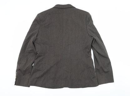 Autonomy Womens Grey   Jacket Suit Jacket Size 16