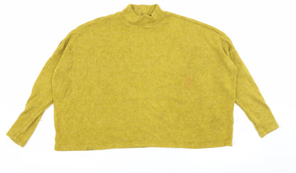 Divided by H&M Womens Yellow  Knit Pullover Jumper Size XS