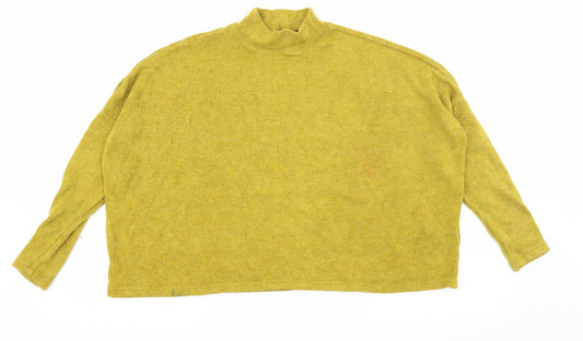 Divided by H&M Womens Yellow  Knit Pullover Jumper Size XS