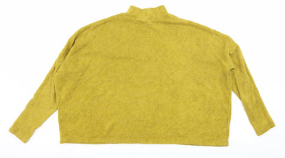 Divided by H&M Womens Yellow  Knit Pullover Jumper Size XS