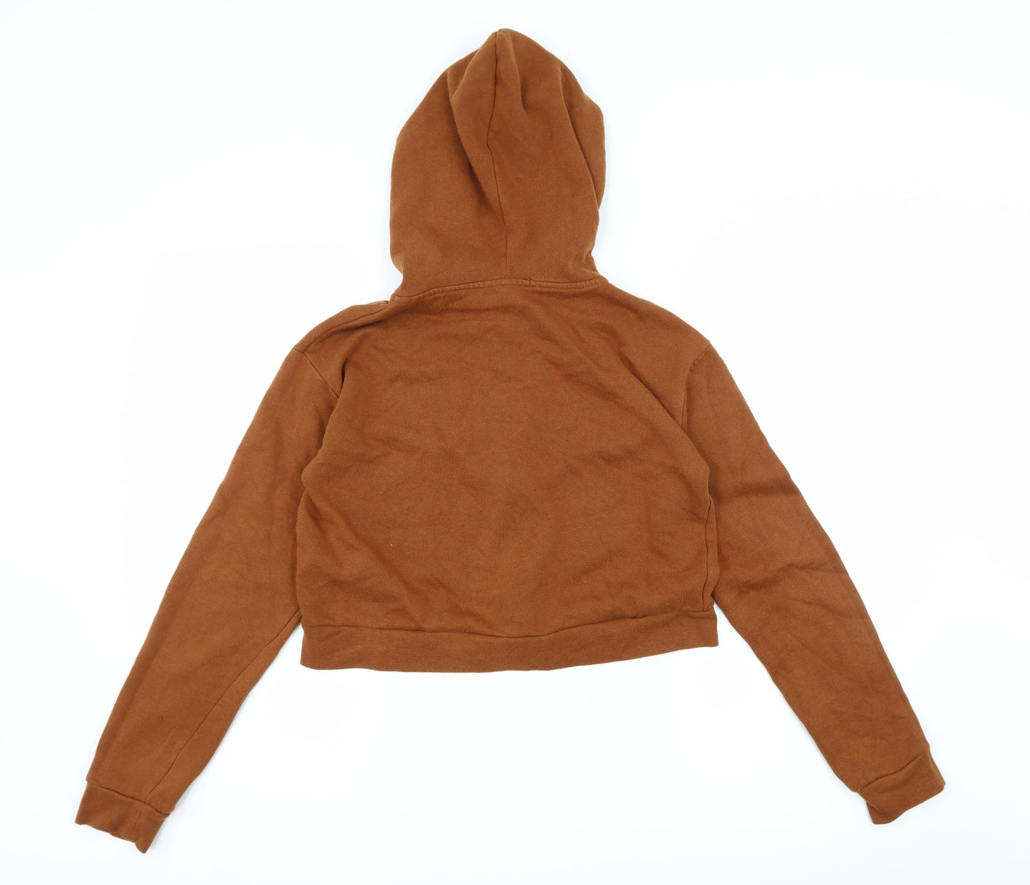 Womens UK Size S FOREVER 21 Brown Full Zip Hoodie