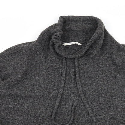 Tu Womens Grey  Knit Pullover Jumper Size 8