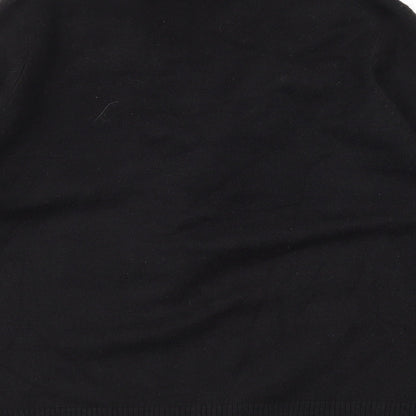 BHS Womens Black  Knit Pullover Jumper Size 14  - Tie Detail