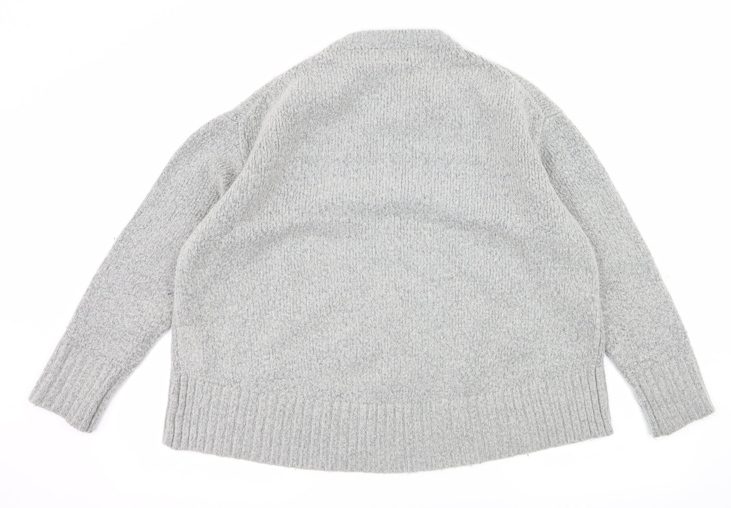 Zara Womens Grey  Knit Pullover Jumper Size M