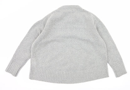 Zara Womens Grey  Knit Pullover Jumper Size M