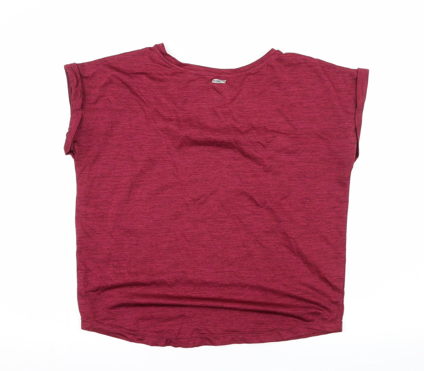 Athletic Work Womens Pink  Jersey Basic T-Shirt Size S