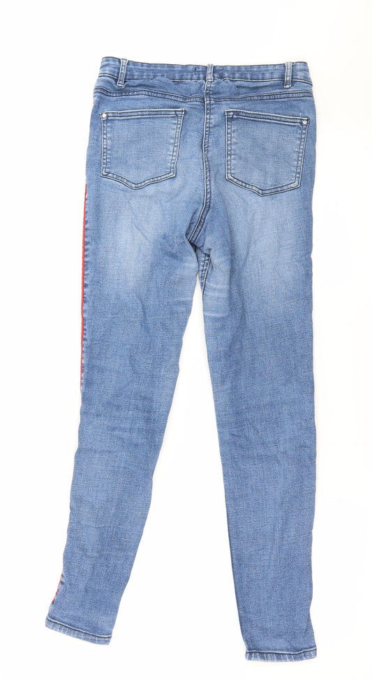 Matalan Womens Blue  Denim Skinny Jeans Size 10 L26 in