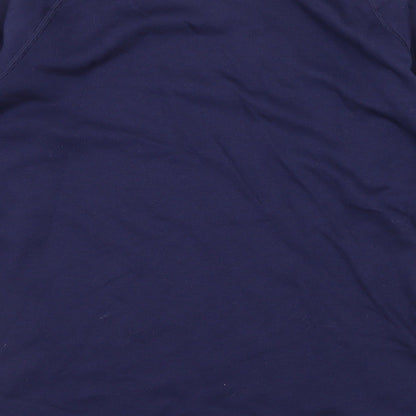 Iris Lilly Womens Blue  Jersey Basic T-Shirt Size 10