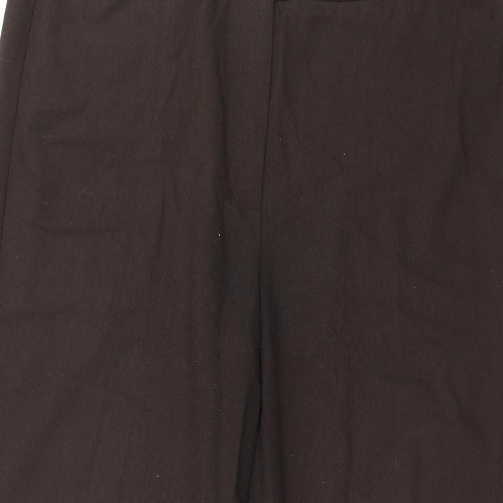 Womens UK Size 14 Marks and Spencer Regular Fit  Brown Trousers