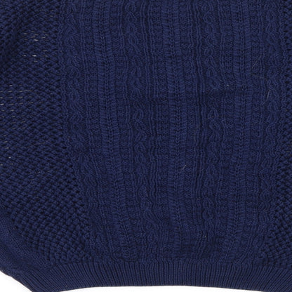 Love Milly Womens Blue  Knit Pullover Jumper Size S