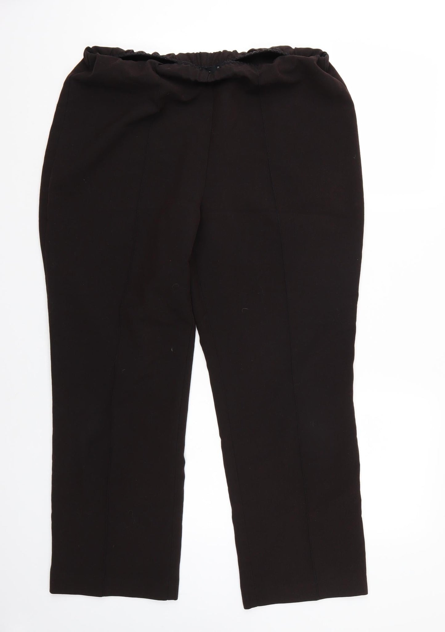 Womens UK Size 14 BM Regular Fit  Brown Trousers