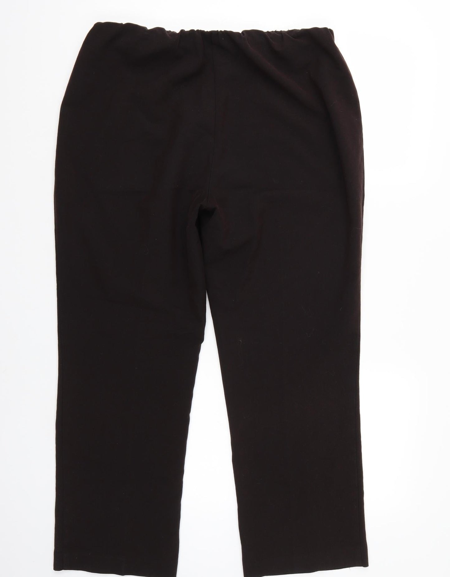 Womens UK Size 14 BM Regular Fit  Brown Trousers