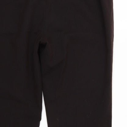 Womens UK Size 14 BM Regular Fit  Brown Trousers