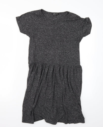 Additional front view of Internationale women’s grey a-line, size UK 8