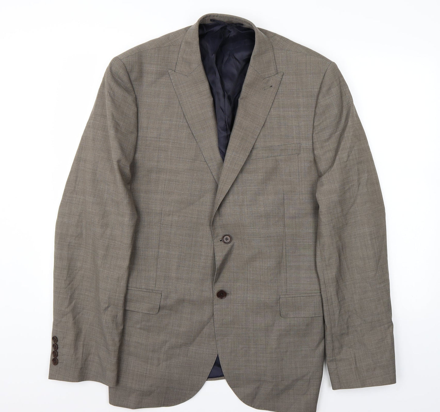 Mens UK Size 44 Marks and Spencer Regular Beige Suit Jacket