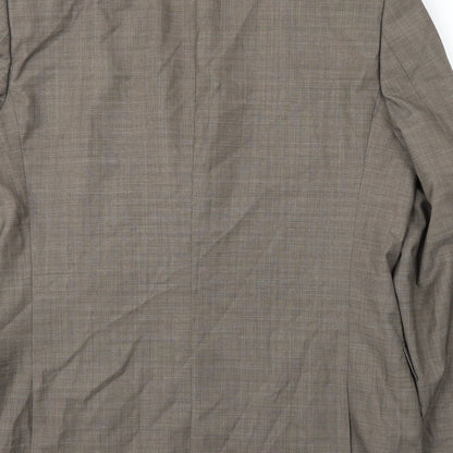Mens UK Size 44 Marks and Spencer Regular Beige Suit Jacket