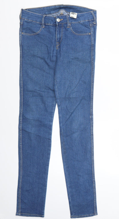 & denim Womens Blue   Straight Jeans Size 8 L32 in