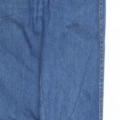 & denim Womens Blue   Straight Jeans Size 8 L32 in