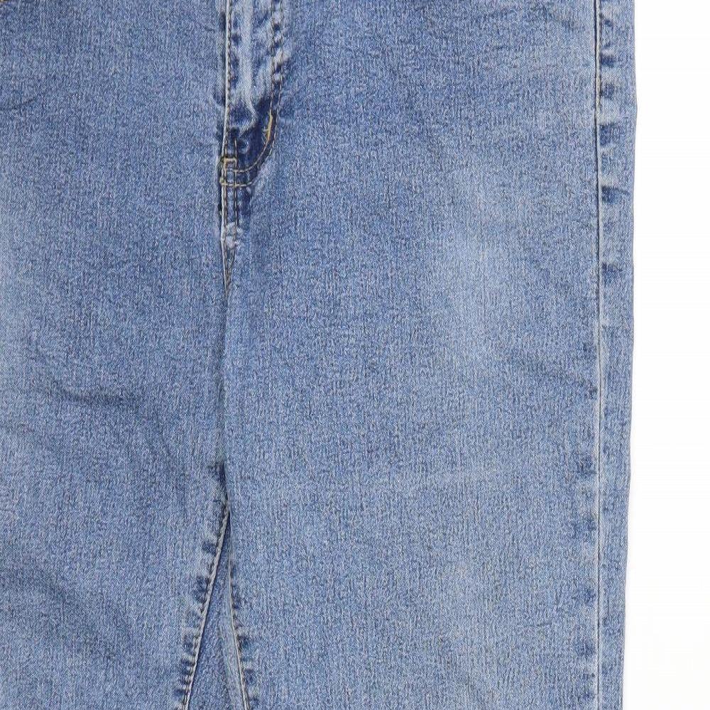 Miss cherry Womens Blue   Straight Jeans Size M L30 in