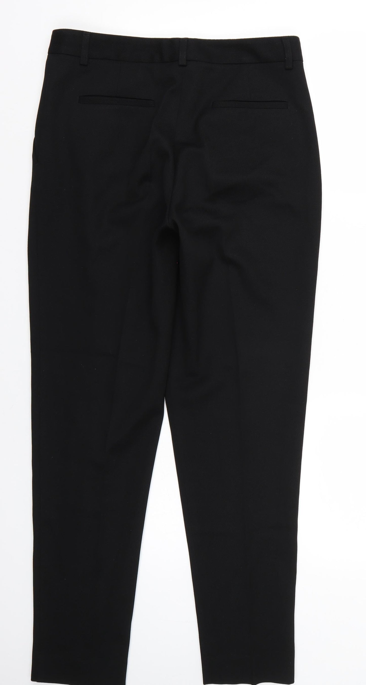 Womens UK Size 4 Theory Regular Fit  Black Trousers
