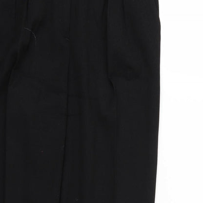 Womens UK Size 4 Theory Regular Fit  Black Trousers