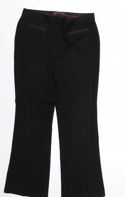 Womens UK Size 10 Marks and Spencer Regular Fit  Black Trousers