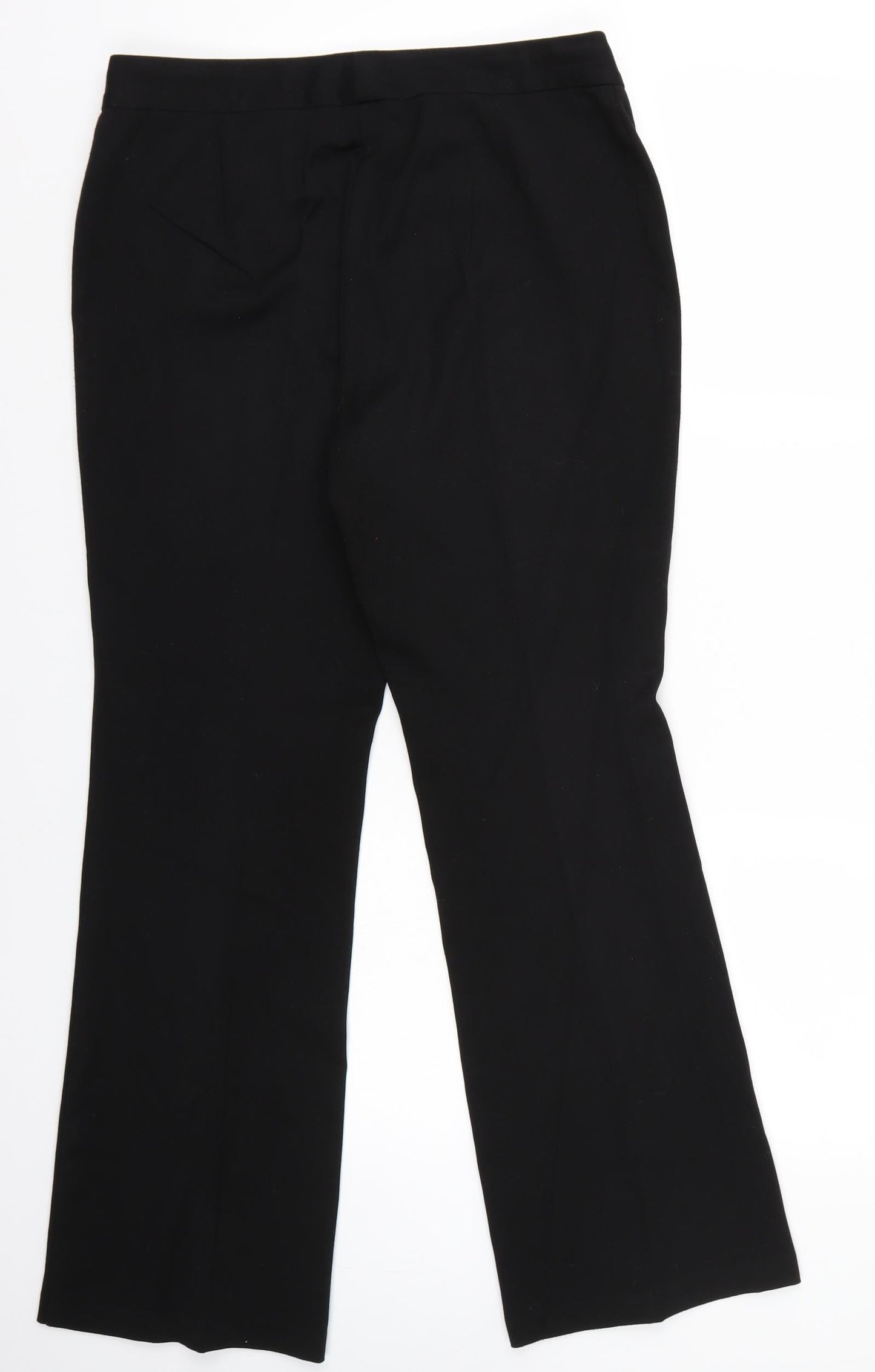 Womens UK Size 10 Marks and Spencer Regular Fit  Black Trousers