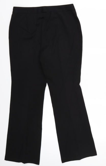 Womens UK Size 10 Marks and Spencer Regular Fit  Black Trousers
