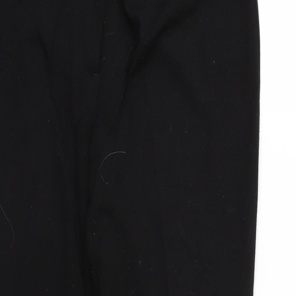 Womens UK Size 10 Marks and Spencer Regular Fit  Black Trousers