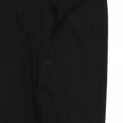 Womens UK Size 10 Marks and Spencer Regular Fit  Black Trousers