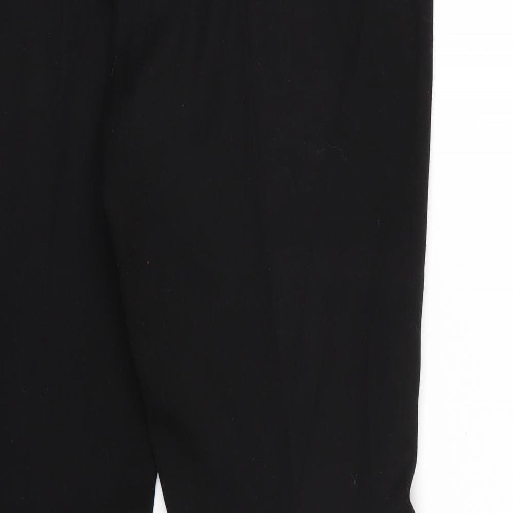 Womens UK Size 10 Marks and Spencer Regular Fit  Black Trousers