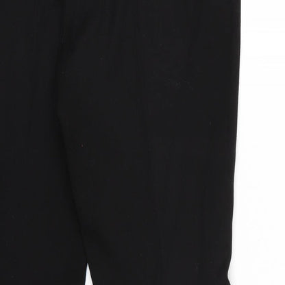 Womens UK Size 10 Marks and Spencer Regular Fit  Black Trousers