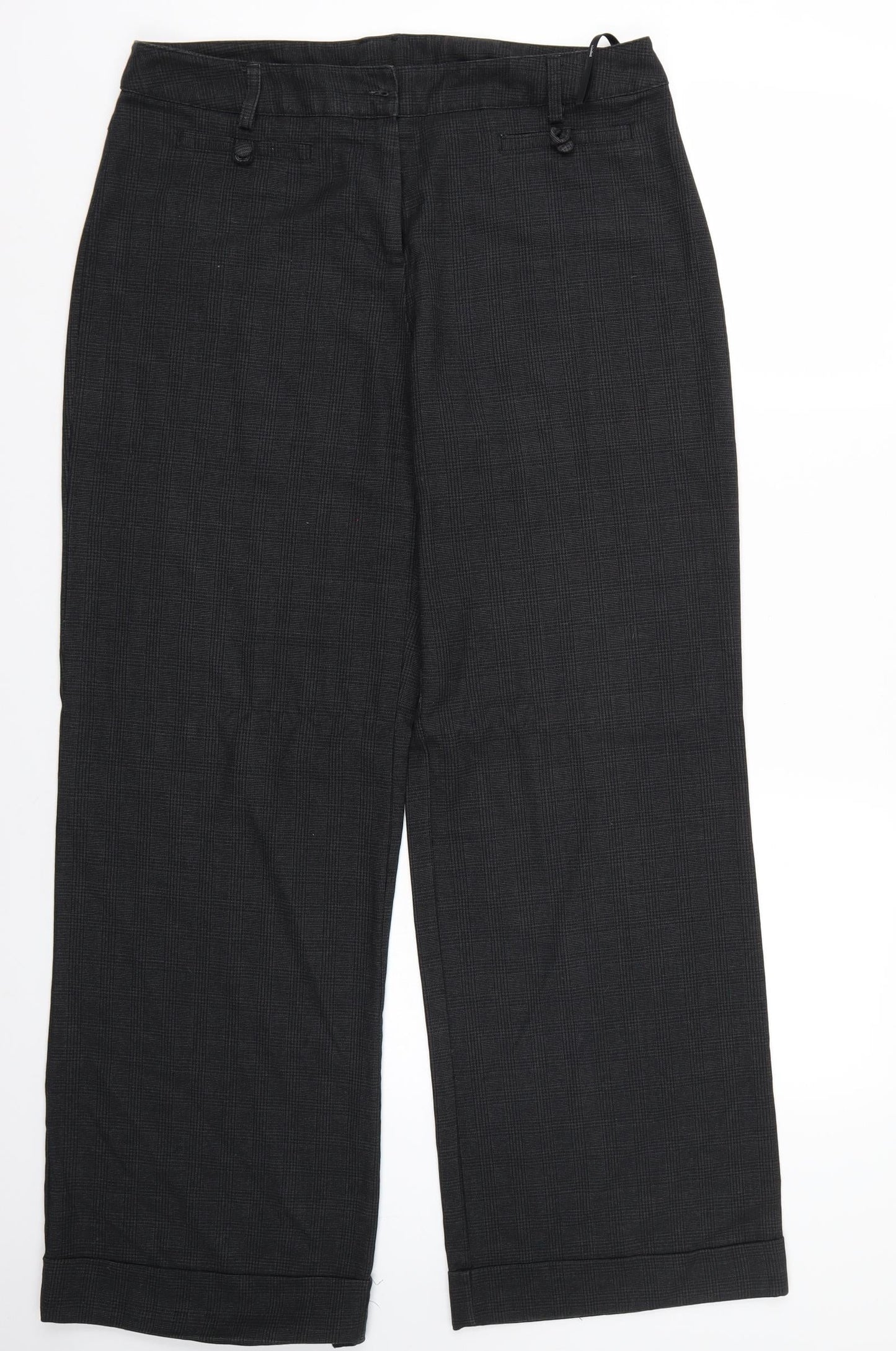 Womens UK Size 14 Papaya Regular Fit  Grey Trousers