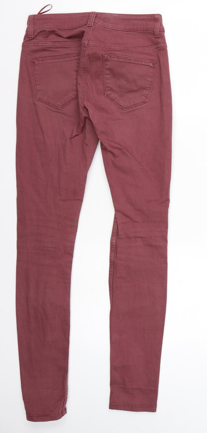 Limited Womens Purple   Skinny Jeans Size 8 L30 in